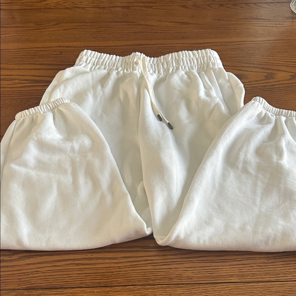 Calia White Elastic Waist Bottoms